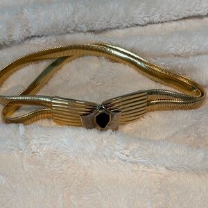 Elegant Gold and Black Women's Belt
